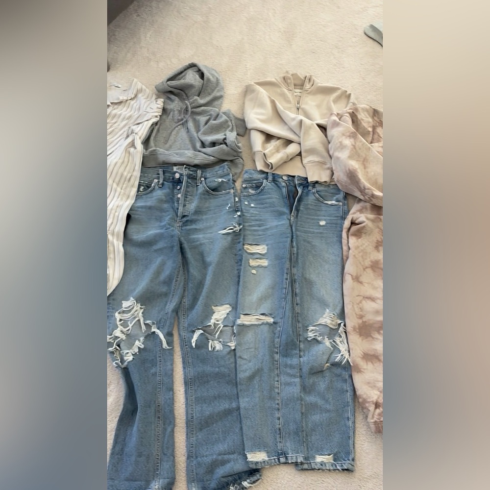 Agolde Aritzia Fall Casual Chic Bundle